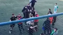 Trabzon'da BAL'a yükselme maçında olay çıktı