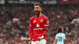Bruno Fernandes, Cristiano Ronaldo'yu yakaladı!