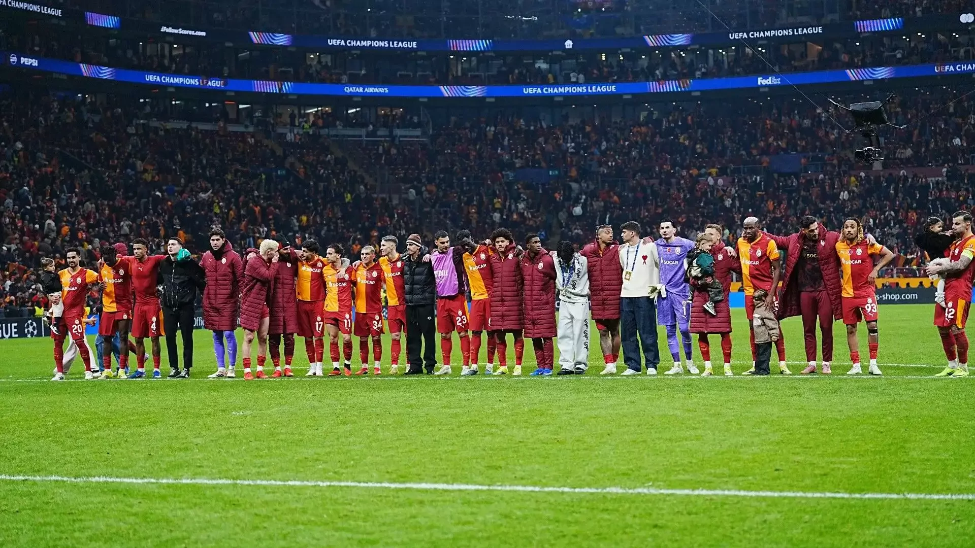 Galatasaray’da Liverpool zaferi sonrası büyük kutlama