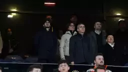  Vincenzo Montella, Fenerbahçe- Gaziantep FK maçını takip etti