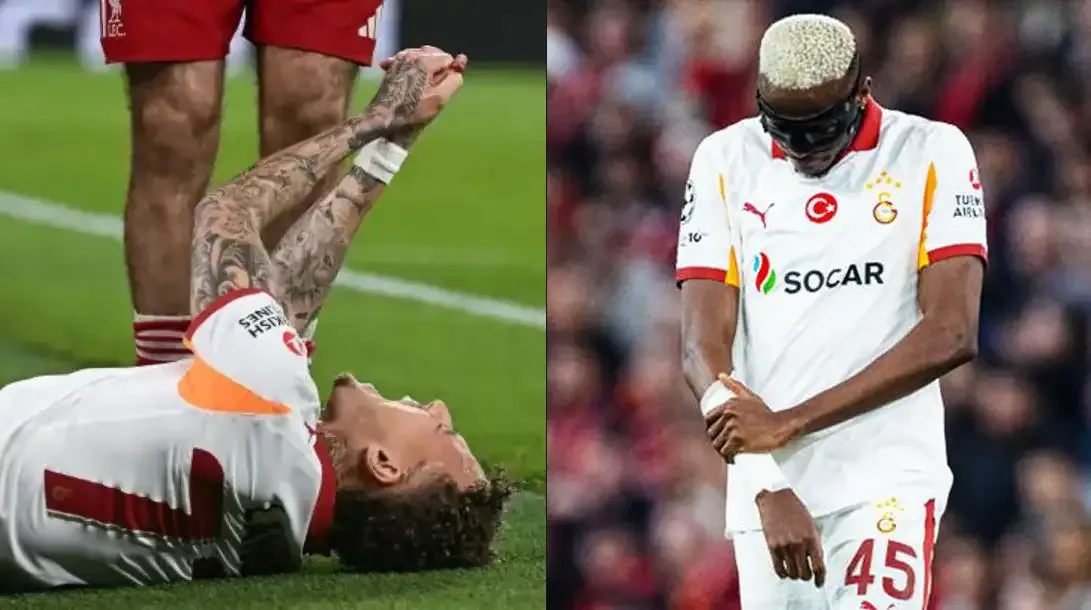 Galatasaray'dan Liverpool maçında sakatlanan Osimhen ve Lang ile ilgili açıklama