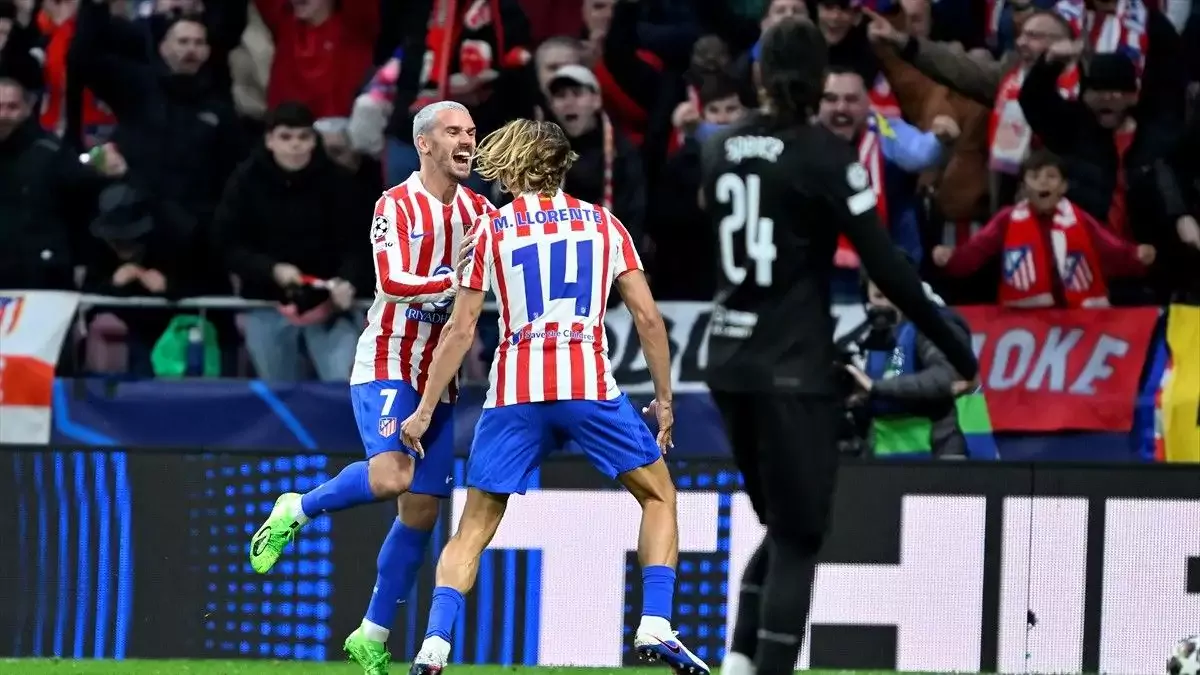 Atletico Madrid, Tottenham'ı sahadan sildi