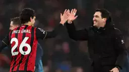 Enes Ünal, Bournemouth'da hocası Iraola'ya veda ediyor