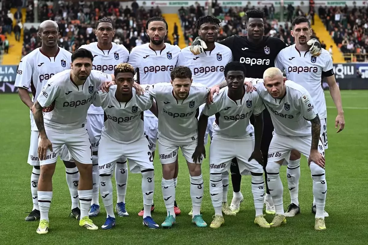 Trabzonspor'un Alanyaspor maçı 11'i