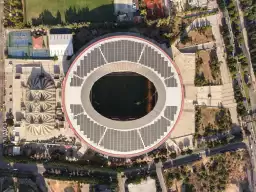 Trendyol Süper Lig statları havadan görüntülendi
