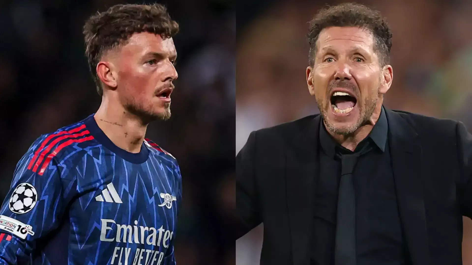 VİDEO | Ben White, Atletico Madrid logosuna bastı! Simeone tepki gösterdi