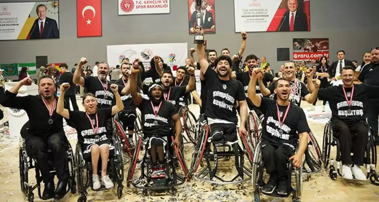 Beşiktaş Tekerlekli Basketbol Takımı Avrupa Kupası 3'te şampiyon oldu