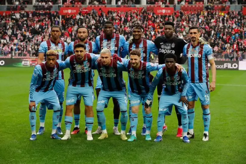 Trabzonspor'un Samsunspor karşısındaki ilk 11'i