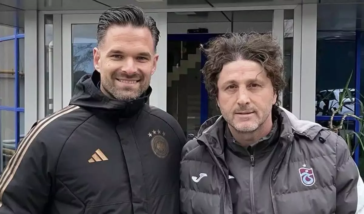 Almanya Futbol Federasyonu Yetenek Geliştirme Koordinatörü Michael Duda'dan Trabzonspor'a ziyaret