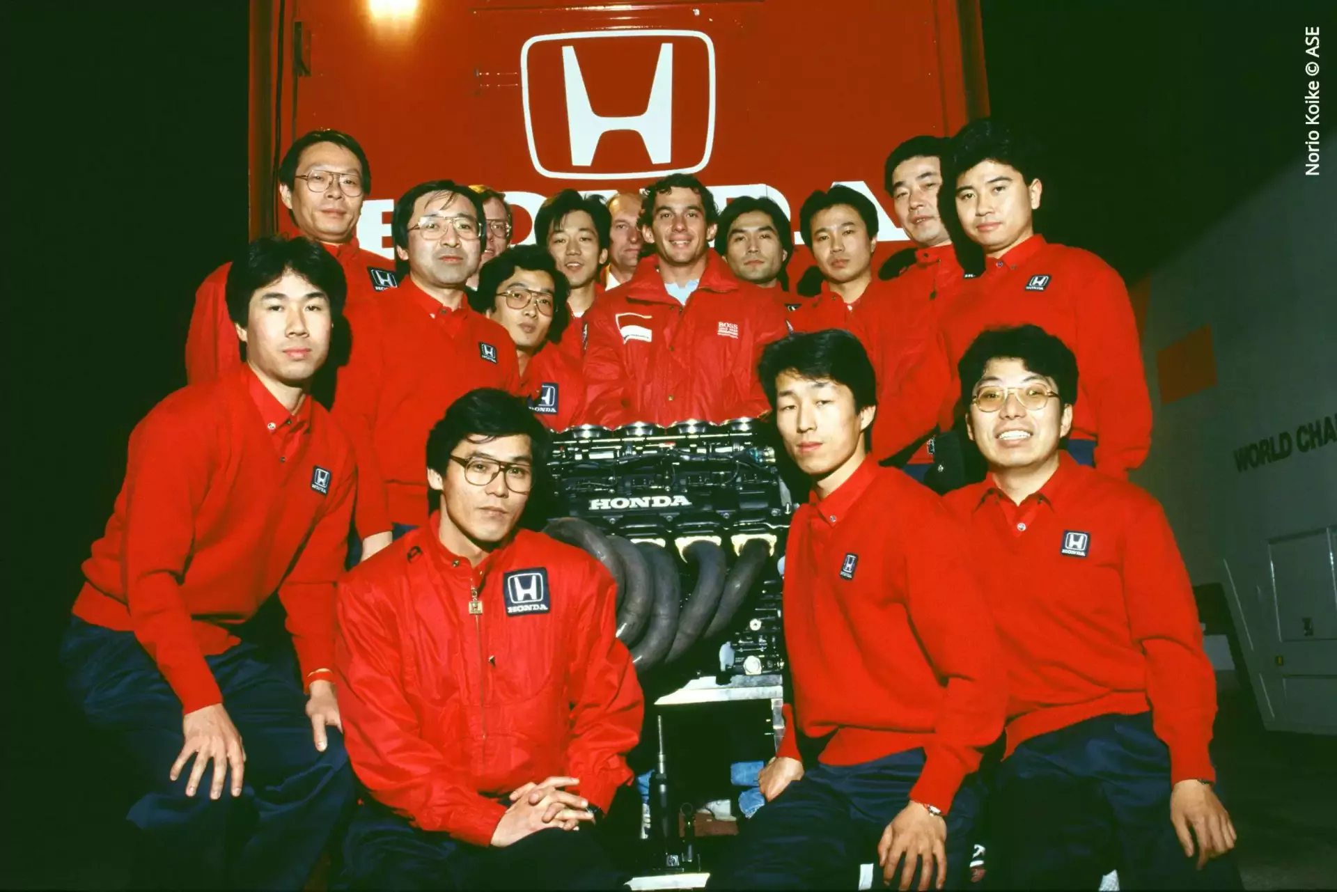 Ayrton Senna, Honda mühendisleriyle