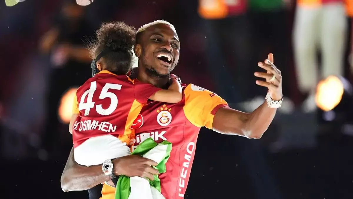 Galatasaray'ın şampiyonluk kutlaması