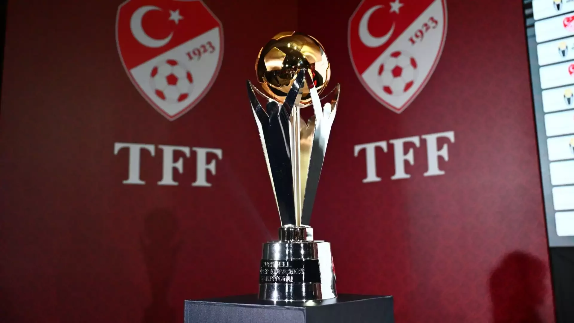 TFF Süper Kupa eşleşmeleri belli oldu