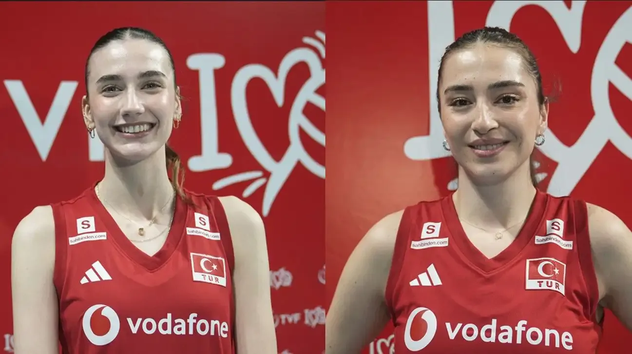Milli voleybolcular Saliha Şahin ile Dilay Özdemir, yaz sezonu için heyecanlı