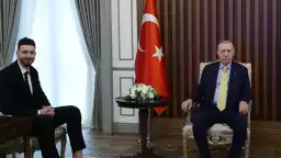 Cumhurbaşkanı Erdoğan, Alperen Şengün'ü kabul etti