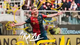 Trabzonspor'un anlaştığı Ruslan Malinovskyi, Genoa'ya veda etti