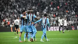 (GENİŞ ÖZET) Beşiktaş: 1 - Trabzonspor: 2 Maç Sonucu