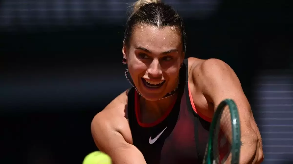 Aryna Sabalenka, Fransa Açık'ta ikinci tura kaldı