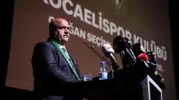 Kocaelispor'da Recep Durul yeniden başkan seçildi!