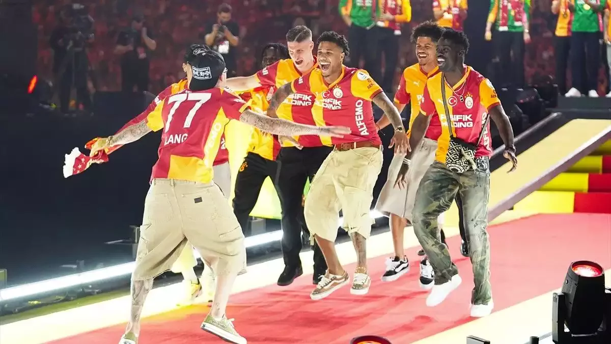 Galatasaray'ın şampiyonluk kutlaması