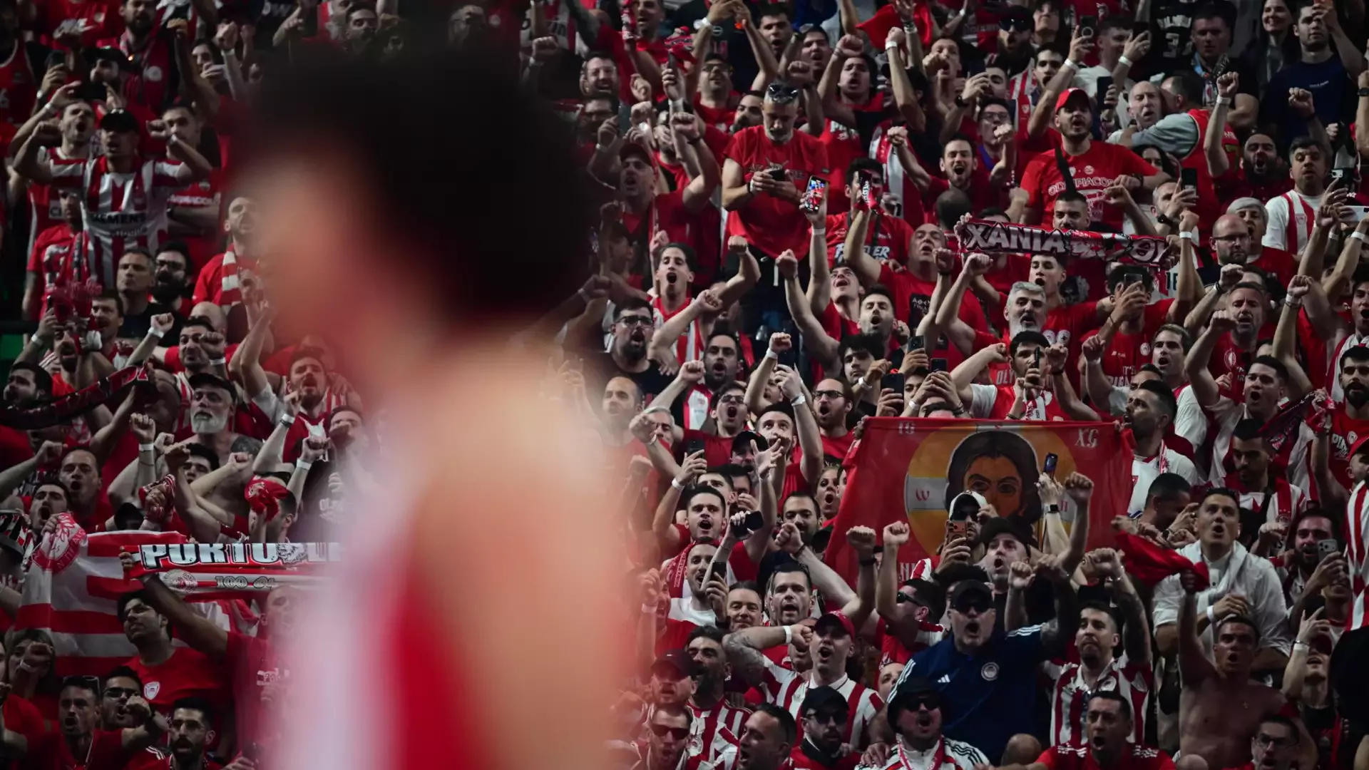 Olympiakos taraftarı
