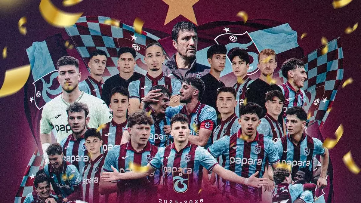U19 PAF Ligi'nde şampiyon Trabzonspor! Üst üste üçüncü kez