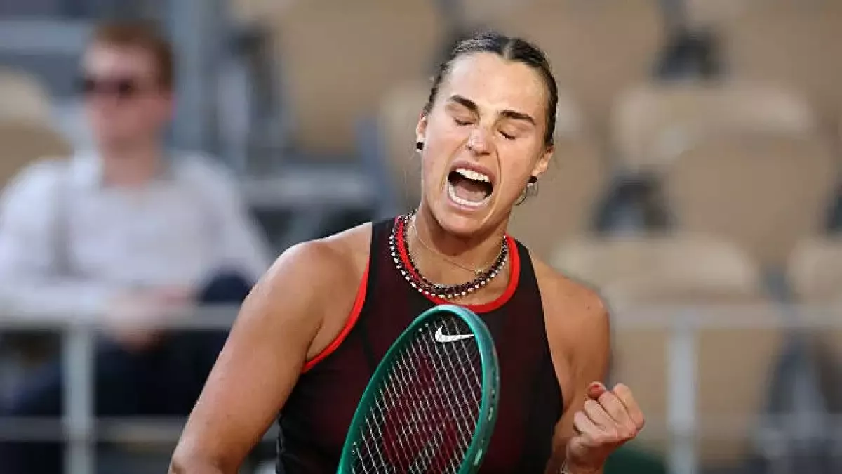 Sabalenka Roland Garros'ta yoluna devam ediyor