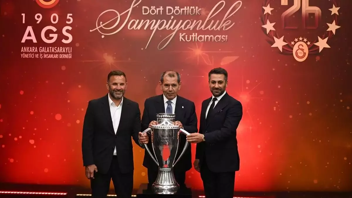 Galatasaray'ın 26. Şampiyonluk Gecesi etkinliği