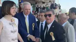 Aziz Yıldırım ve Serdal Adalı 100. Gazi Koşusu'nda buluştu
