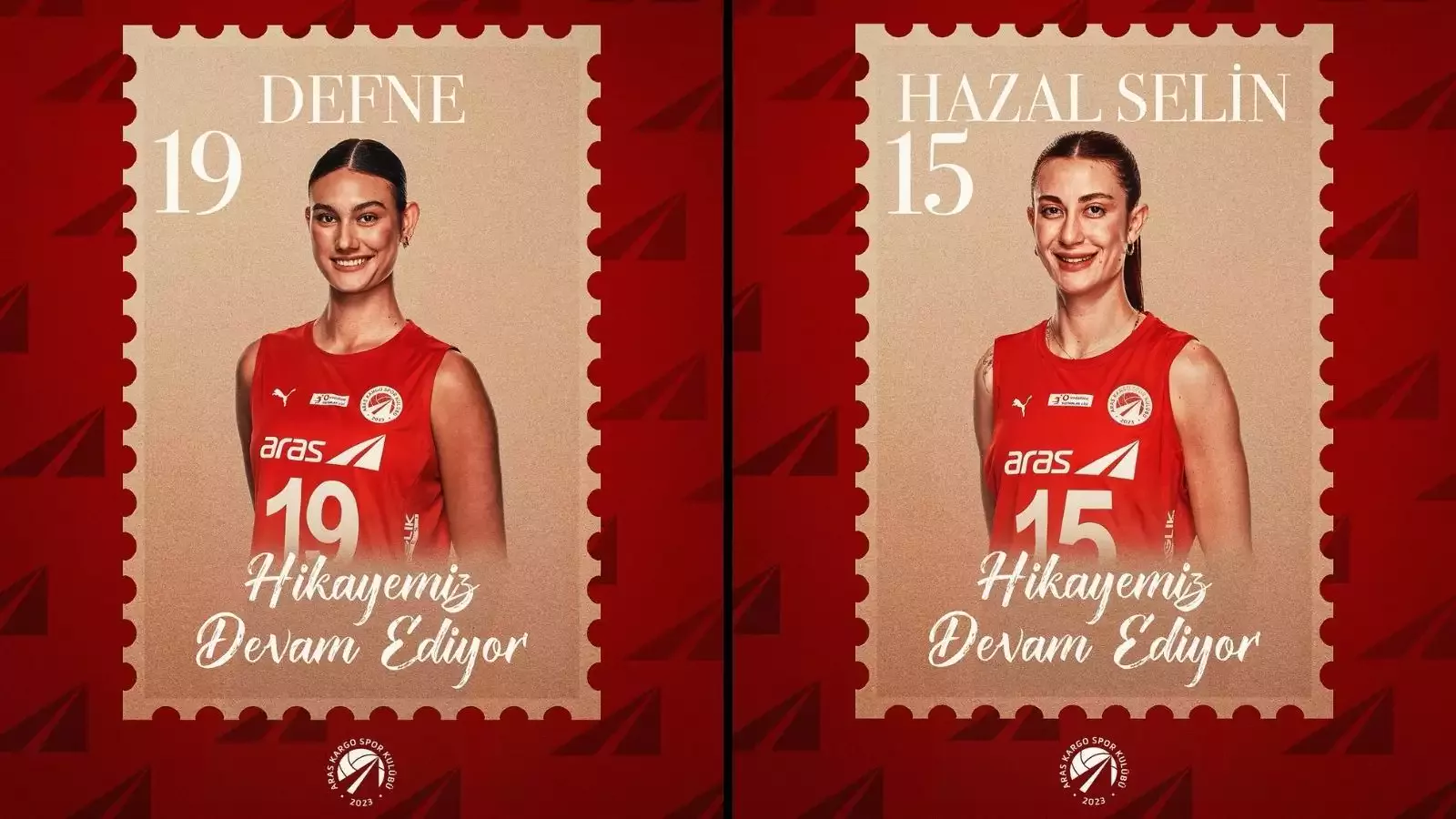 Aras Kargo'da iki voleybolcunun sözleşmesi uzatıldı