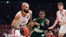 Tyrique Jones'tan Kendrick Nunn’a yumruk: Şampiyon Olympiakos!
