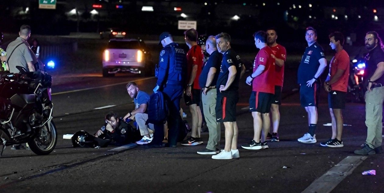 A Milli Futbol Takımı'na eşlik eden motosikletli p