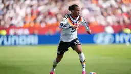 Galatasaraylı Leroy Sane'den Dünya Kupası'nda gol sevinci
