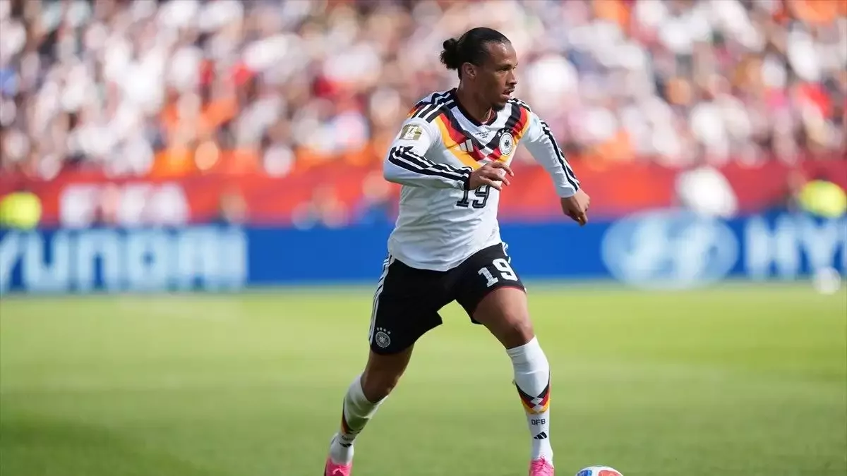 Galatasaraylı Leroy Sane'den Dünya Kupası'nda gol sevinci