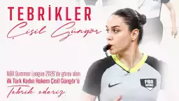 Türk basketbol hakemi Çisil Güngör NBA'de görev aldı!