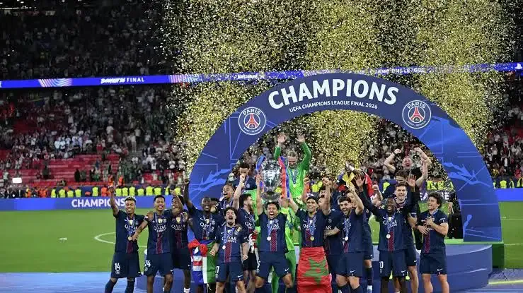 2025 - 2026 sezonunda Şampiyonlar Ligi'nde şampiyon PSG