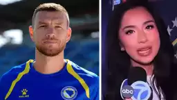 Edin Dzeko'dan Amerikalı kadın muhabirin küstah sözlerine hak ettiği gibi cevap