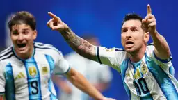 Arjantin'den tarihi geri dönüş! Messi çeyrek finale taşıdı...