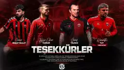 Erzincanspor’da 4 futbolcuyla yollar ayrıldı