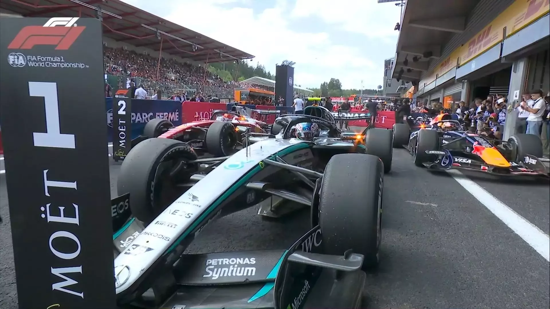 Belçika GP'de Kazanan Andrea Kimi Antonelli! Leclerc ve Verstappen Podyumda