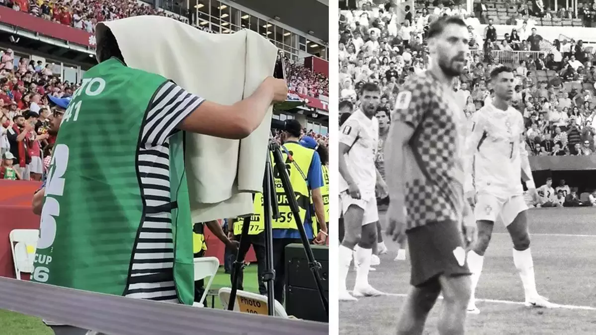 Mısırlı foto muhabiri, 2026 FIFA Dünya Kupası'nı 96 yıllık körüklü kamerayla fotoğrafladı