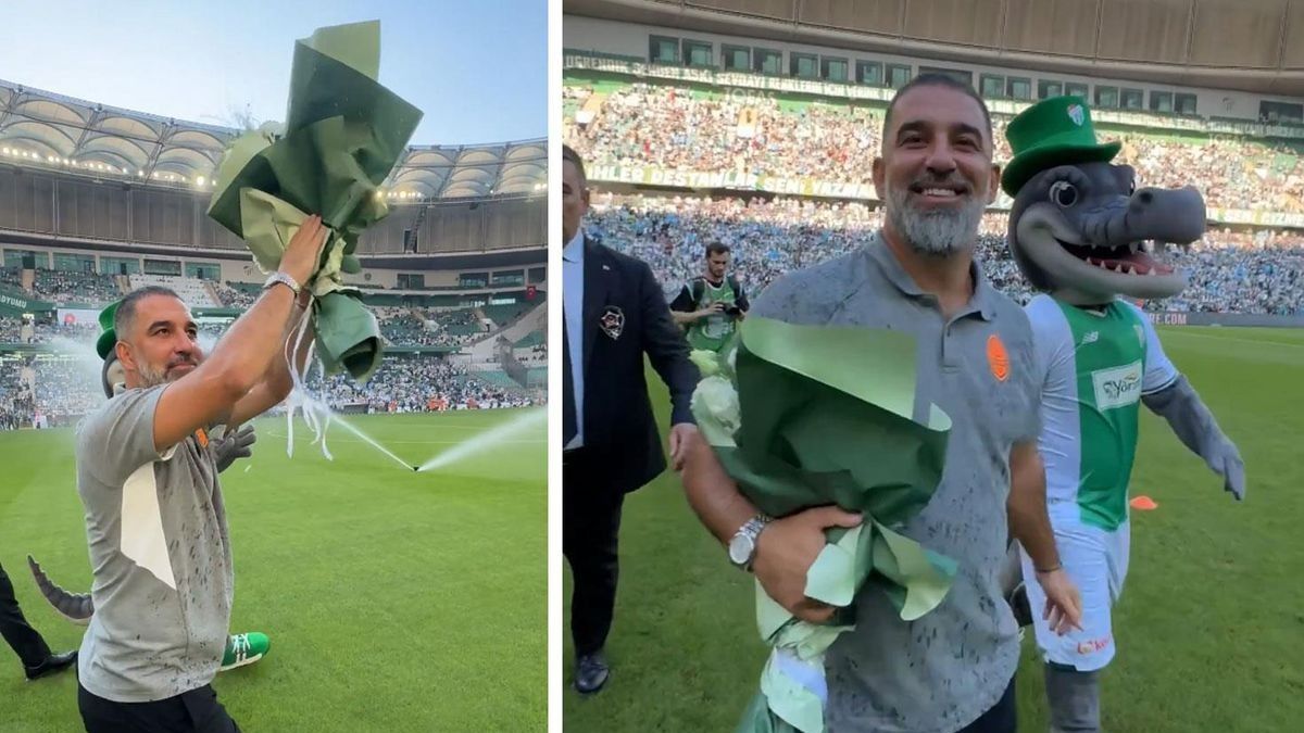 Bursaspor tribünlerinden Arda Turan'a sevgi seli! Tüm stat o sesle inledi