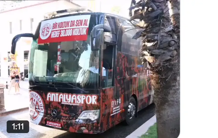 Antalyaspor otobüsü