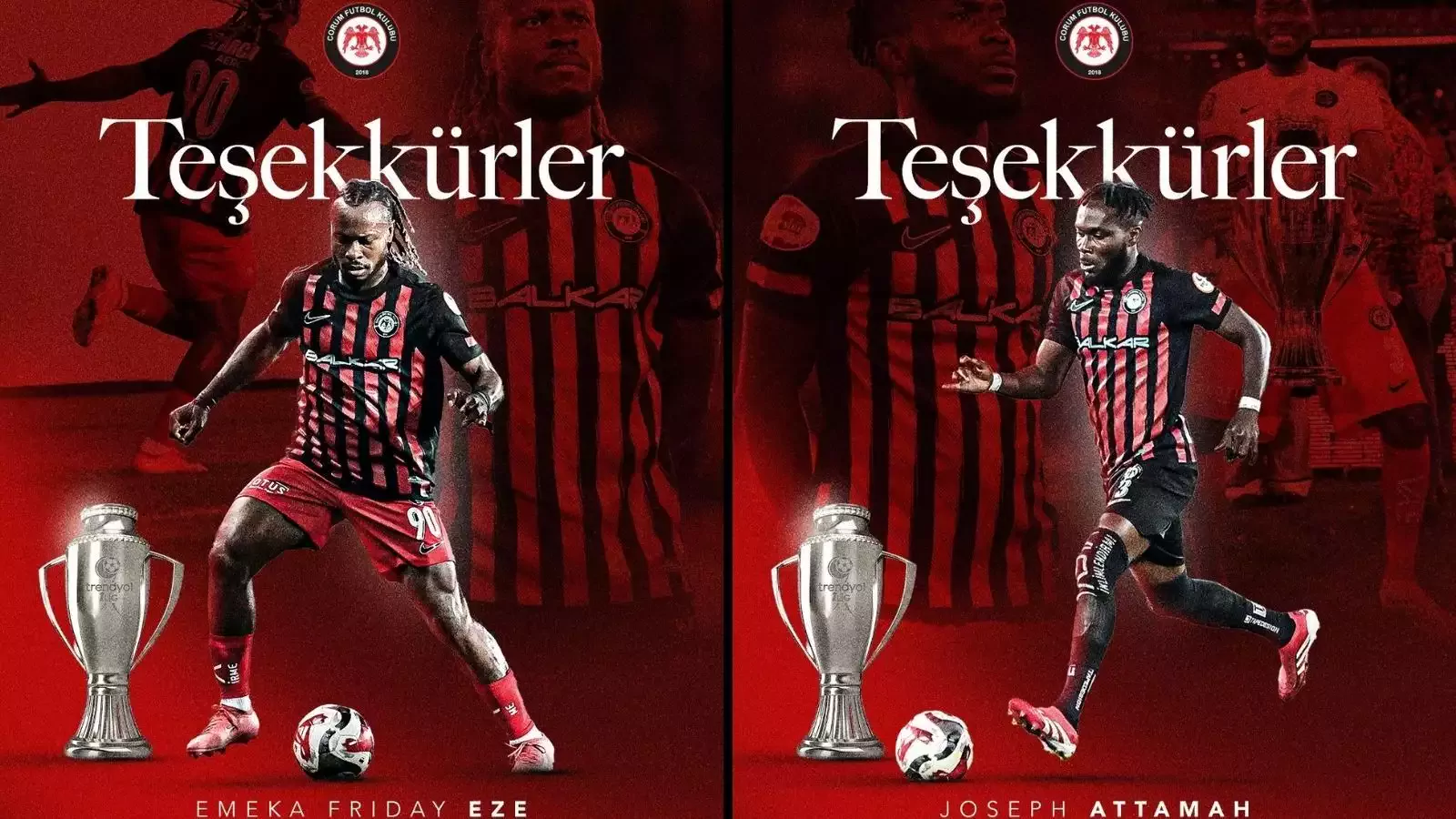 Çorum FK'da 2 ayrılık!