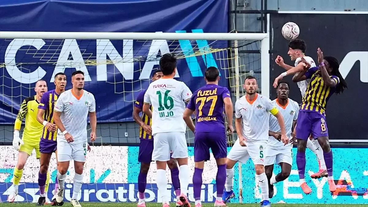 (GENİŞ ÖZET) Eyüpspor - Alanyaspor MAÇ SONUCU: 1-1