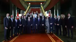 Cumhurbaşkanı Erdoğan, Süper Lig'e yükselen takımları kabul etti