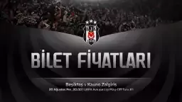 Beşiktaş-Kauno Zalgiris maçının bilet fiyatları belli oldu!