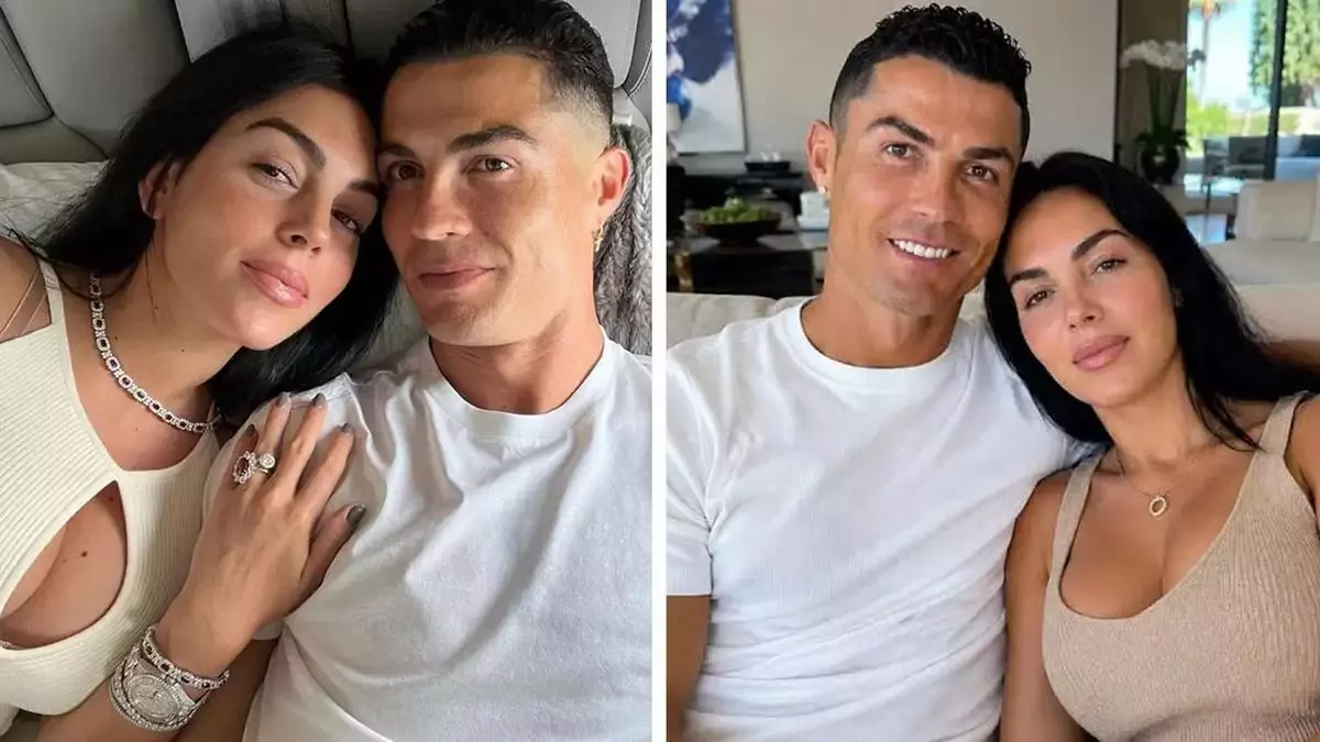 Görüntüler yeni ortaya çıktı! Milyarder Ronaldo evinin salonunda evlendi