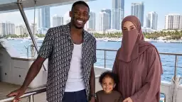Dembele eşinin peçe tercihini anlattı: Güzel yüzüm...