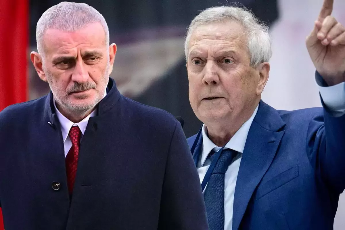 TFF Başkanı İbrahim Hacıosmanoğlu - Fenerbahçe Kulübü Başkanı Aziz Yıldırım
