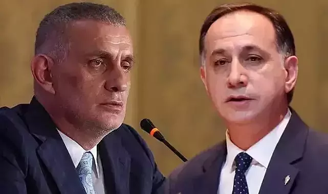 TFF Başkanı İbrahim Hacıosmanoğlu (sağda) - MHK Başkanı Ferhat Gündoğdu (solda)